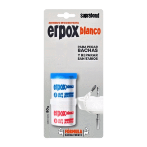Adhesivo Suprabond Erpox Blanco Bachas y Sanitarios 80g