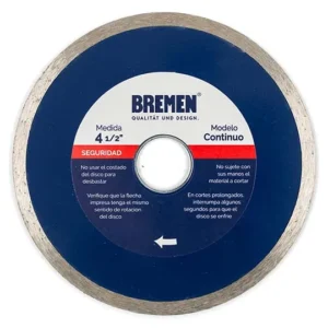 DISCO DIAM BREMEN 4 1/2" - CONTINUO