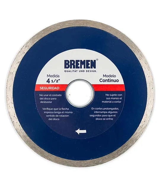 DISCO DIAM BREMEN 4 1/2" - CONTINUO