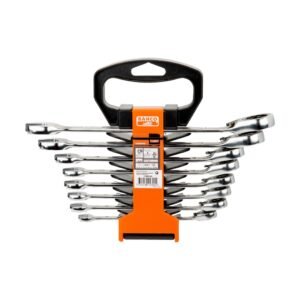 Juego de llaves combinadas con crique métricas - 8 piezas/soporte de plástico  1RM/SH8