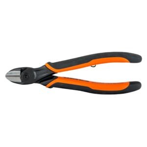Alicates de corte lateral ERGO con mango de abertura automática de dos componentes y acabado fosfatado  2101G