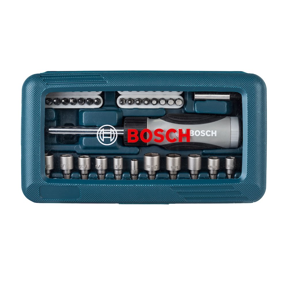 Kit de Puntas y Dados Para Atornillar Bosch 46 unidades