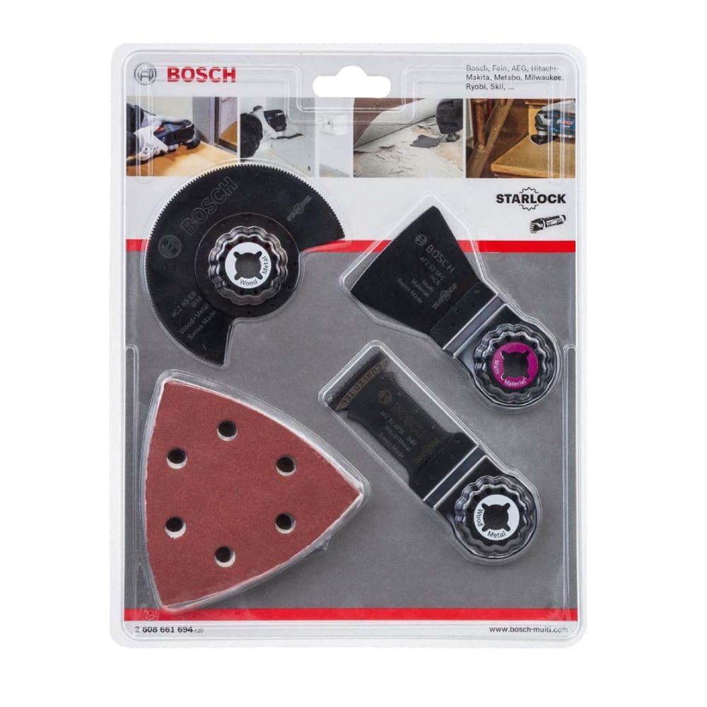 Set Kit Bosch 13 Pz Gop Multicortadora Ocilante