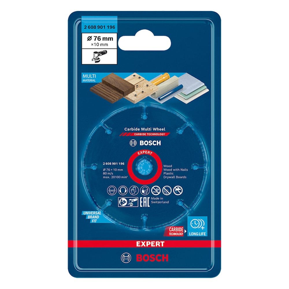 DISCO DE CORTE EXPERT CARBIDE MULTI WHEEL 76 MM