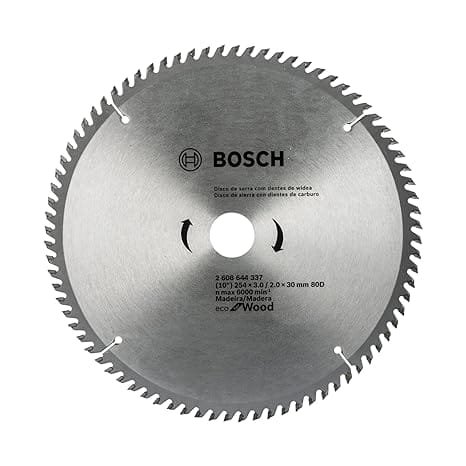 DISCO DE SIERRA CIRCULAR - 254MM 10'' - 80 DIENTES ATB - ECO FOR WOOD