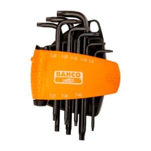 Juego de llaves en L TORX con acabado fosfatado - 8 piezas  BE-9575
