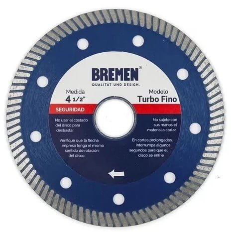 Disco Diamantado Bremen 6735 para Porcelanato 22.2 20mm Trf 115mm