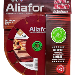 DM-7 Disco de corte para madera 180mm Aliafor - 7"