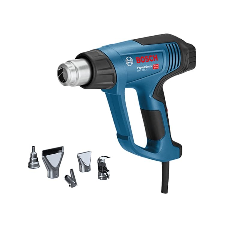 Pistola de calor Bosch GHG 20-63 1600W 220V con 5 boquillas