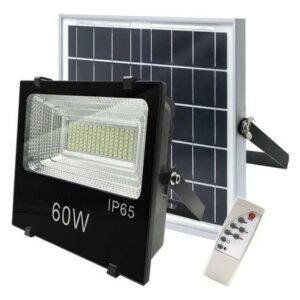 PROYECTOR LED DE EXTERIOR PROFESIONAL - AUTONOMO SOLAR 60W LUZ DIA