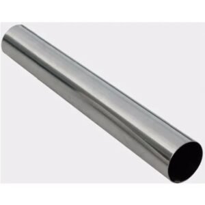 CAÑO ACERO INOX. 100 X 1MT 0.4 MM