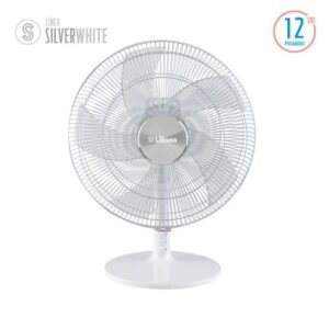 VENTILADOR SILVERWHITE MESA 12" 5 ASP